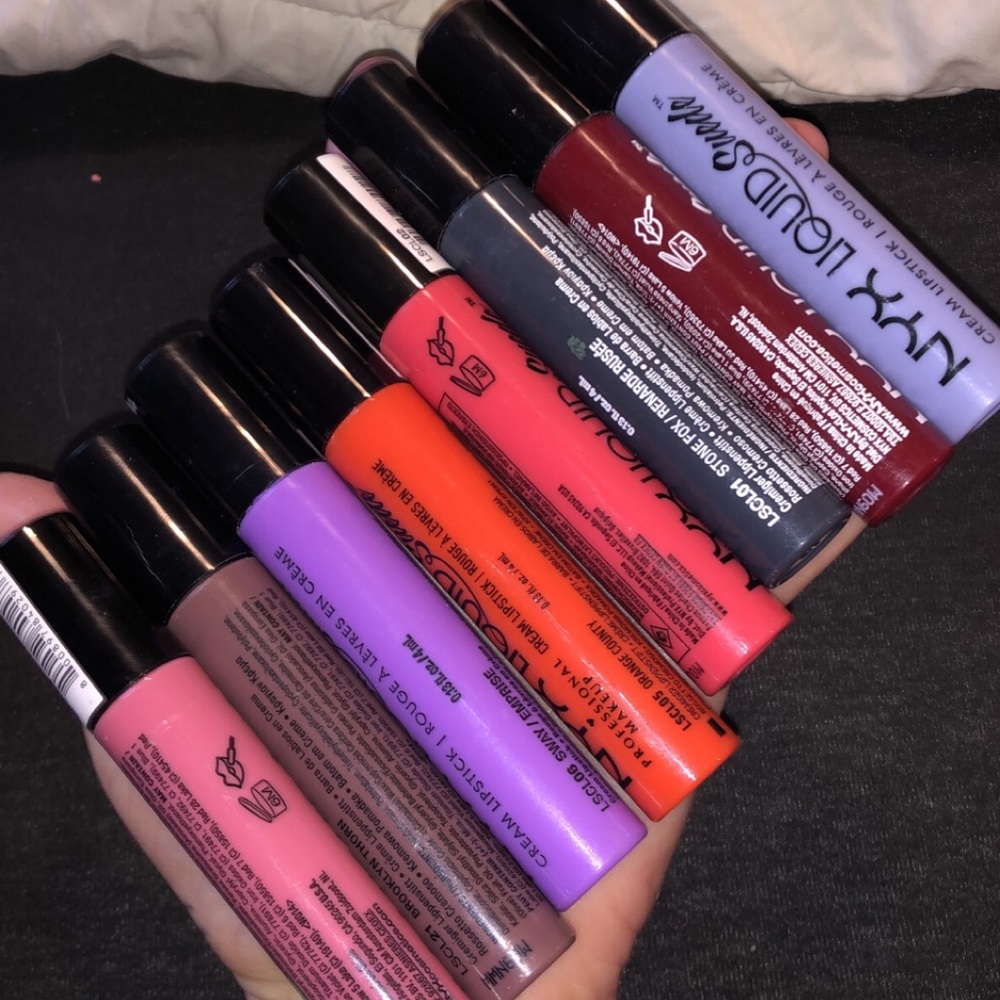 Nyx suede lipsticks